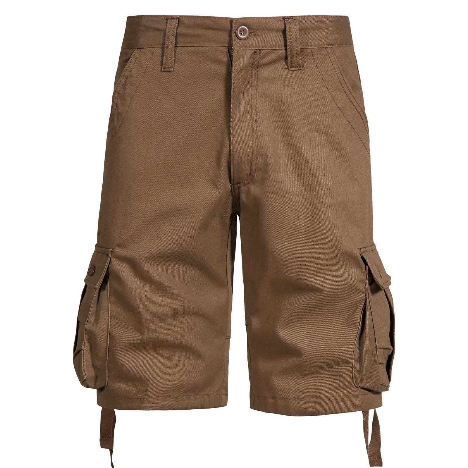 Cotton Cargo Shorts Men Summer Knee Pants Utility Outdoor Hiking Tactical Multi-pocket Breeches Y2K Sports ShortsX240921