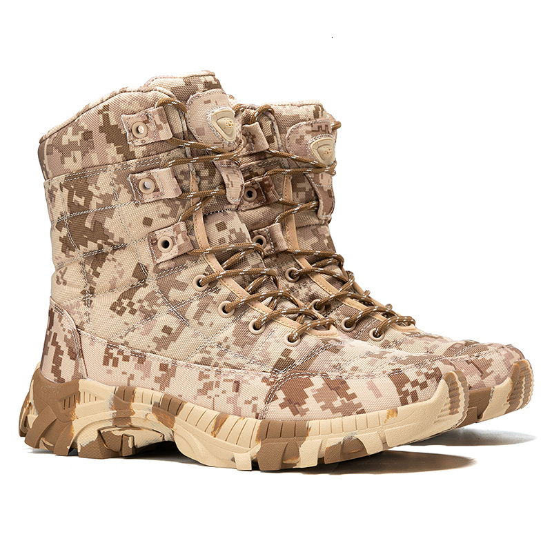 Designer's new men's outdoor off-road racing shoes are waterproof drop resistant and crash resistant short boots snow boots and shoes with b