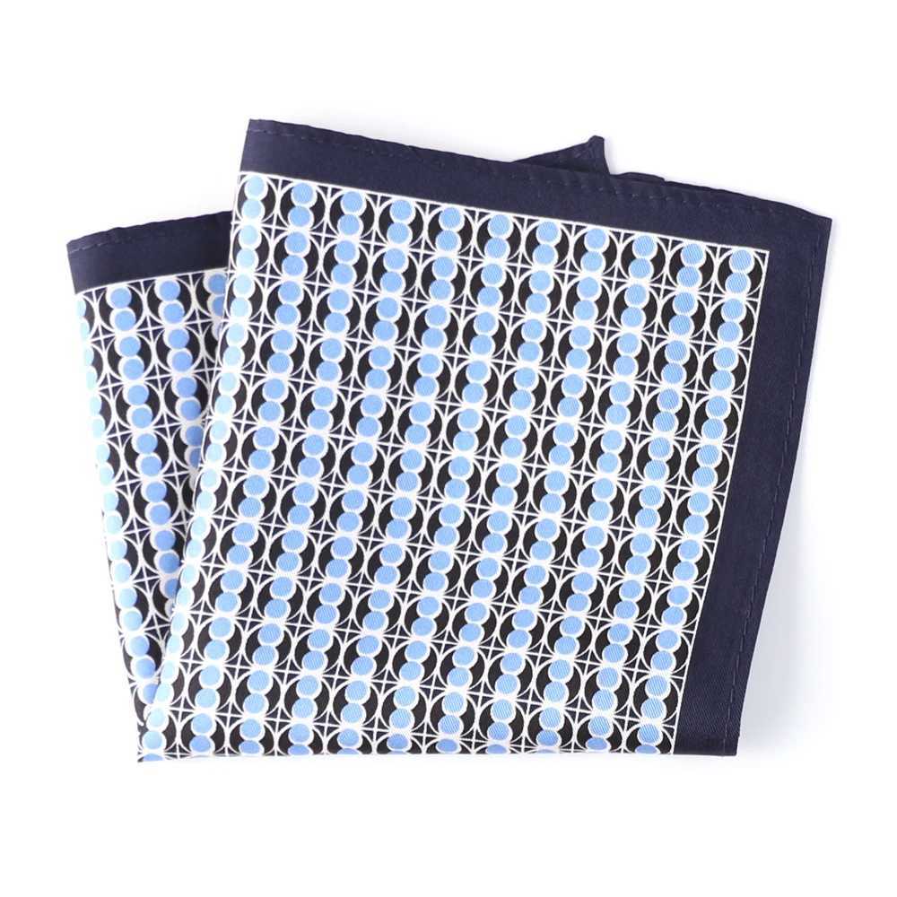 Tailor Smith Pure Silk Printed Hanky Pocket Square Top Quality New Fashion Polka Dot Mens Hankerchief With Different ColorX240921