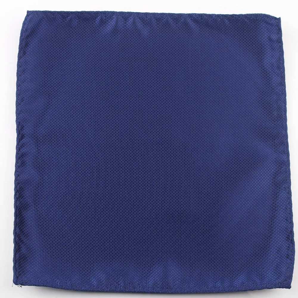 Solid Color Vintage Fashion Party Mens Handkerchief Groomsmen Men Polyester Plaid Pocket Square Hanky Handkerchiefs No.1-20X240921