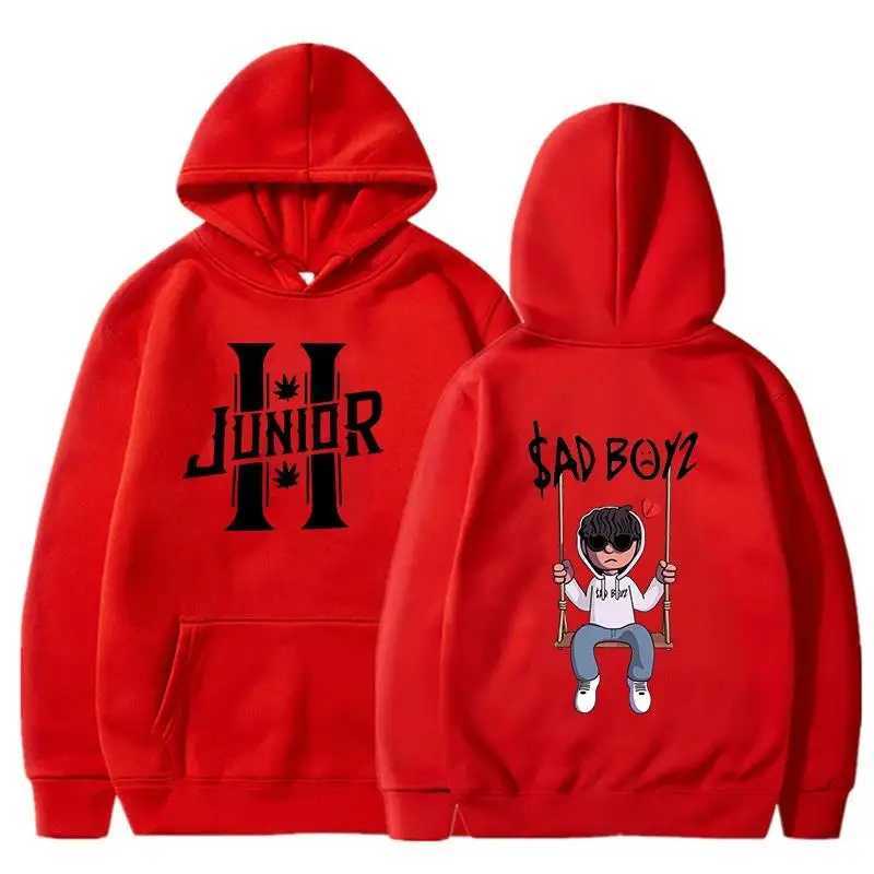 Spring clothing mens hoodie boy H sad boy Harajuku girl hip-hop Pullover fancy music gift casual loose comfortable sportswear W240921