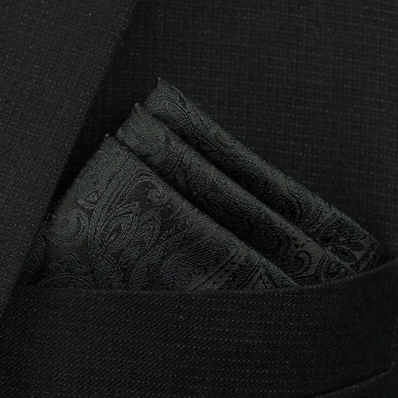 New Pocket Square Accessories Paisley Solid Color Retro Business Set Hand Chest Towel 25 * 25cm W240921
