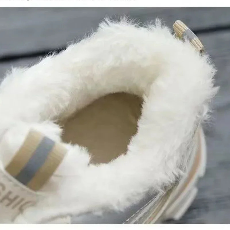 Winter New Platform Cotton Women's Lace-up Casual Sports and Ankle Running Shoes Warm Snow boots loafers womens slides designer women