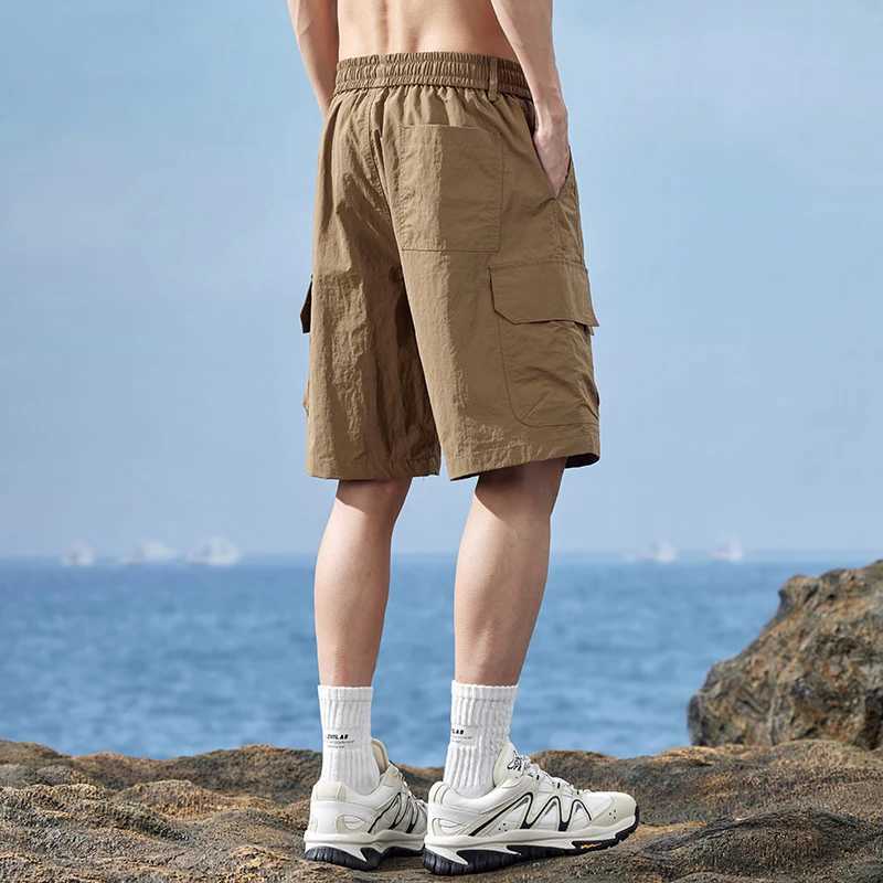2024 New Fashion Thin Baggy Cargo Shorts Mens Summer Trend Casual Loose Y2k Short Pants Wild Youth Male Brand Popular ClothingX240921