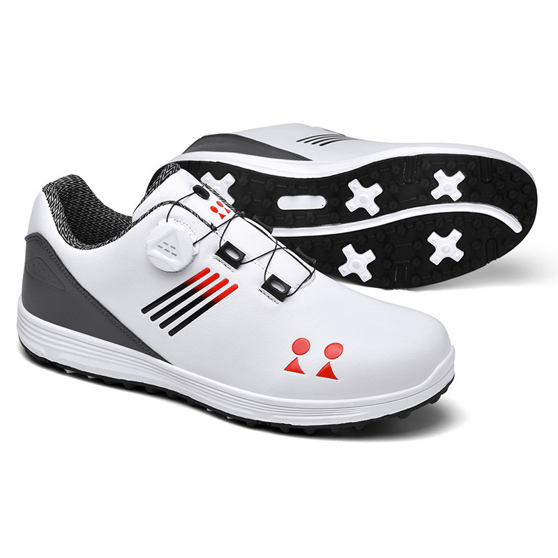 ddmytiger 1 Classic Golf Men's and Women's Shoes Automatic Knob Lace up Activity Nailless Sneakers Large Size C ddmythur