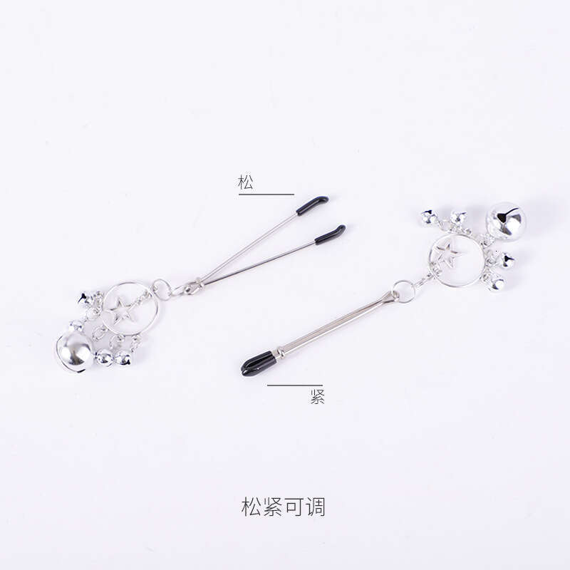 Breast SM Props Flirting Temptation Bell Breast Clip Female Sex clitoris Clip Star Mimi Clip Masturbation Sex Toy