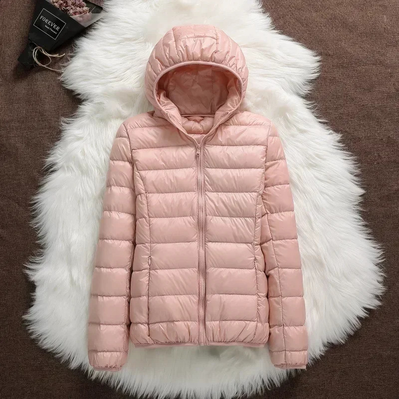 Plus Size 5xl 6xl 7xl Autumn Winter Women Short Hooded Puffer Jackets Female Fall Office Lady Slim Fit Warm Coat 240913