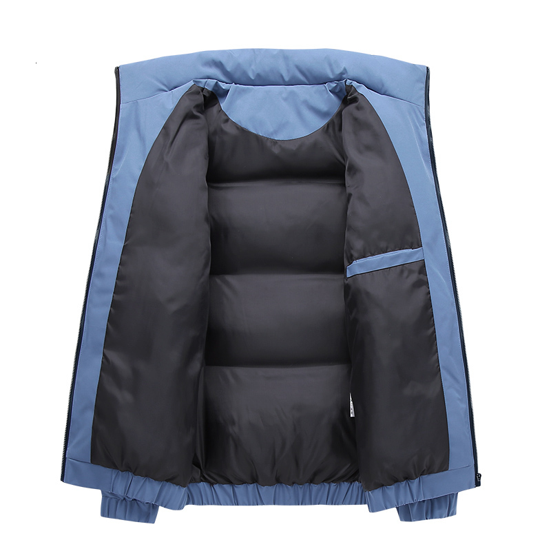 Plus Size 8Xl Warm Winter Men Waterproof Stand Collar Parkas Coat Mens Thick Windproof Outwear Casual Brand Jacket