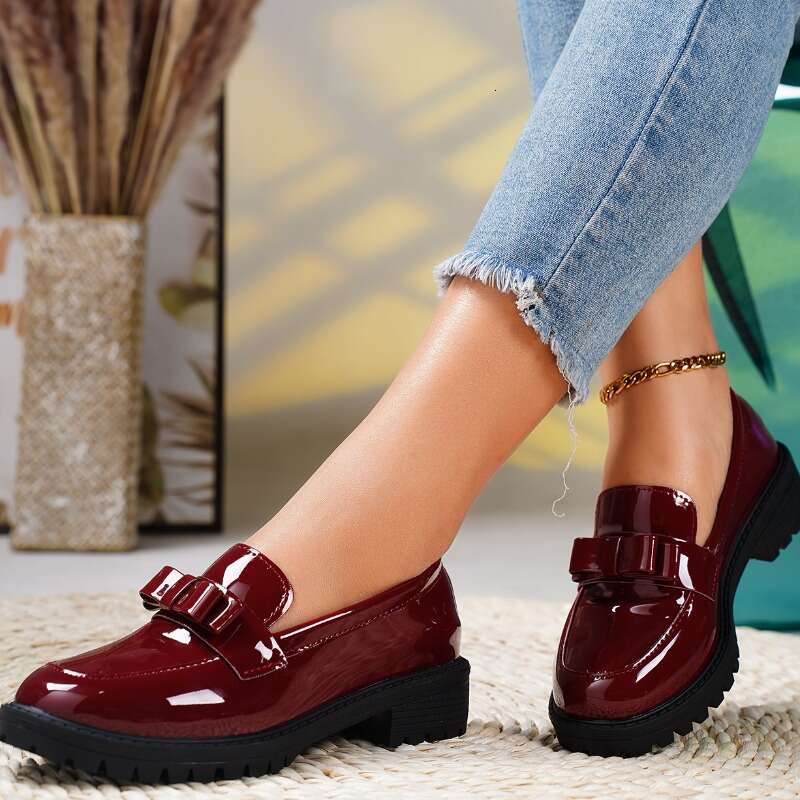 Summer New Fashion Round Toe Retro Solid Color Mary Jane Shoes Daily Casual Shopping Ladies High Heels atos Mujer