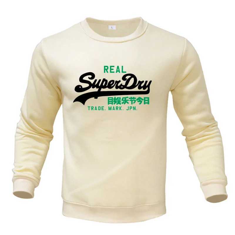 Spring and Autumn Clothing O-neck Lanhua Long sleeved Sportswear Mens Fashion Casual Top Mens Sportswear W240921