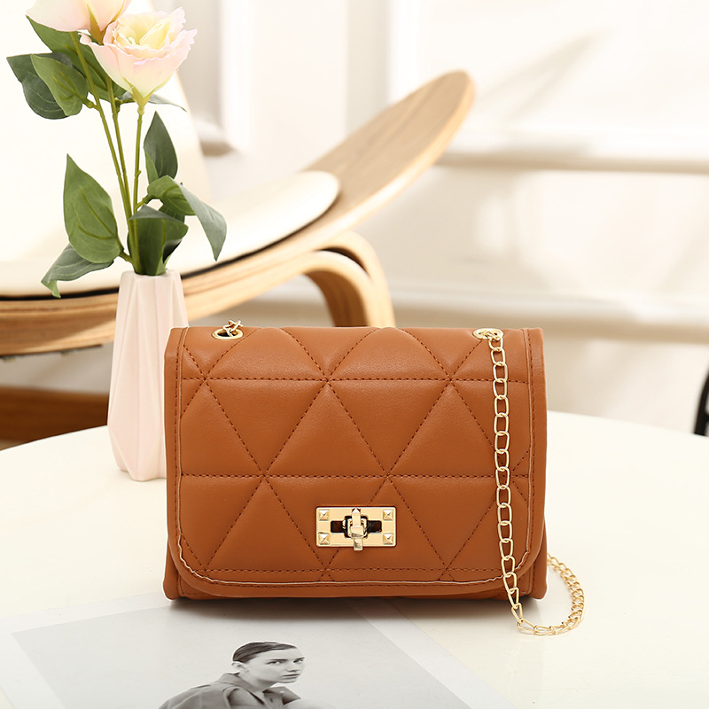 Grid Patterned Bag Designer Small Square Bag Womens Crossbody Bag Simple Style Shoulder Bag Ladies Small Bag Classic Chain Handbag DPD2409215