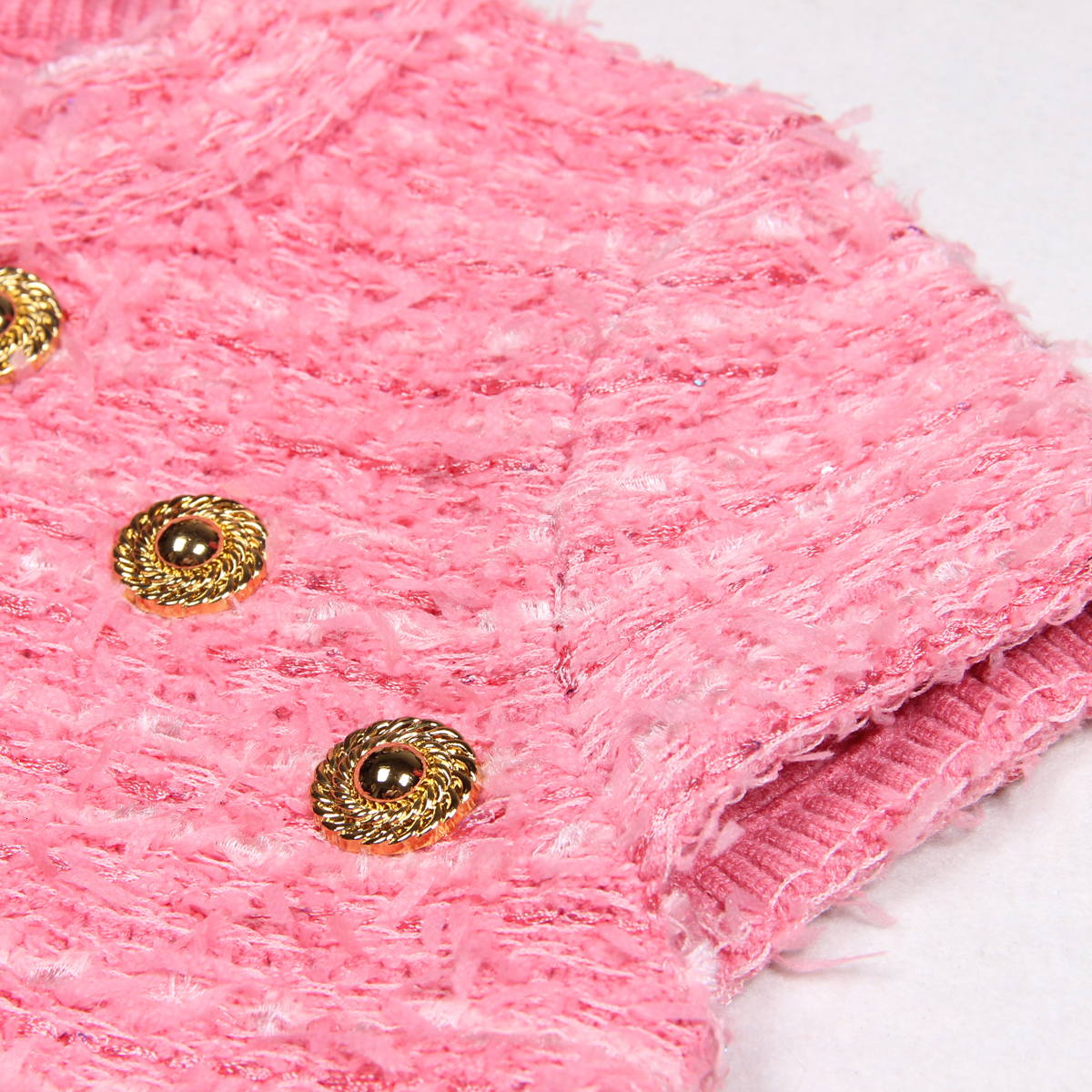 SML High Quality Fashion New Elastic Knitted Fabric Round Neck Shoulder Button Short Sleeve Slim Fit Sexy Women's Dress