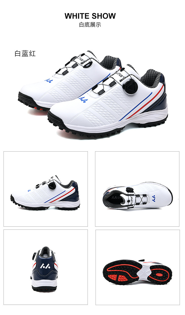 ddmytiger G02 Large Golf Sneakers Men and Women Breathable Broken Nails Anti slip Knob Buckle Outdoor Casual Shoes for Couples C ddmythur