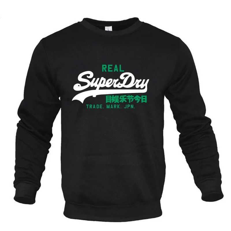 Spring and Autumn Clothing O-neck Lanhua Long sleeved Sportswear Mens Fashion Casual Top Mens Sportswear W240921