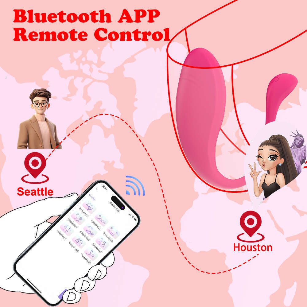 Rice Jumping Egg Low Price APP Silicone Love Egg Vibration or Sex Toy