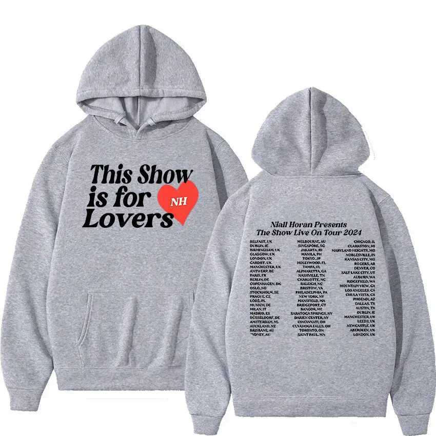 Niall Horan The Show Live on Tour 2024 new album Hoodie mens casual fashion high-quality oversized sportswear streetwear W240921