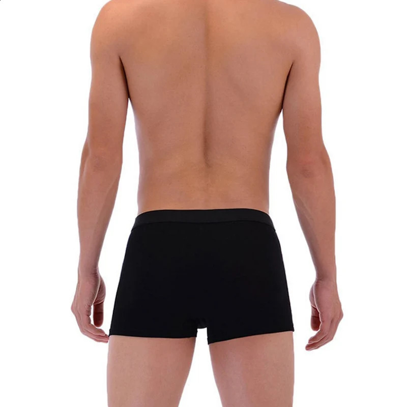 10 pieces/batch of mens bamboo boxing underwear boxing shorts breathable Hombre hole sexy shorts underwear 240921