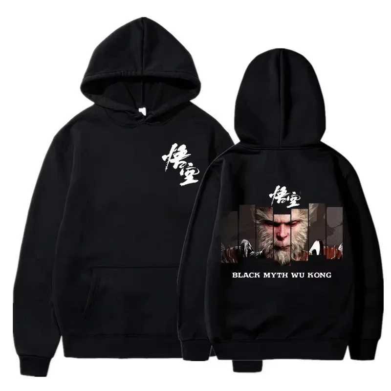 Black Myth Martial Arts Printed Hoodies Mens Fashion Sportswear Womens Sportswear Jackets Hoodies Zippers Sportswear Oversized Tops W240921