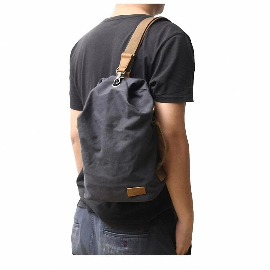 New Arrival Canvas Crossbody Casual Travel Rucack Chest Bag Small Sg Bags Men Shoulder Back Pack