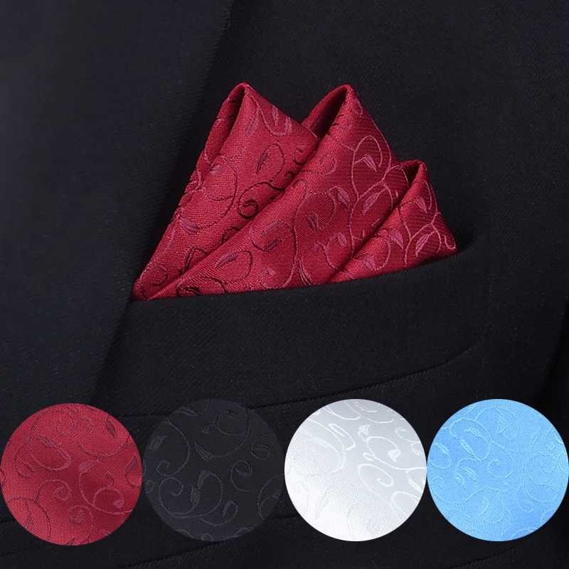 7 Styles Fashion Mens Pocket Square Western Flower Handle Set Pocket Wedding Square Paisley Hanky W240921