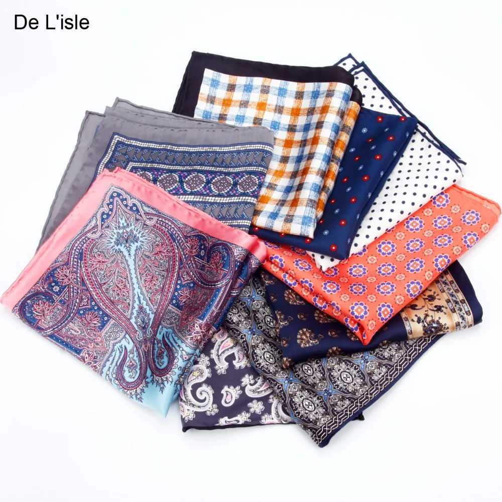 2020 Spring High Quality 100% Natural Silk Hand Roll Pocket Handle Luxury Pocket Square W240921
