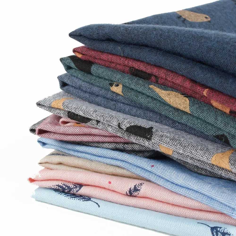 Style Fashion Men Suit Accessories Bird Pattern Formal Suit Gentlemen Pocket Square for Wedding Dress Party Hanky HandkerchiefX240921