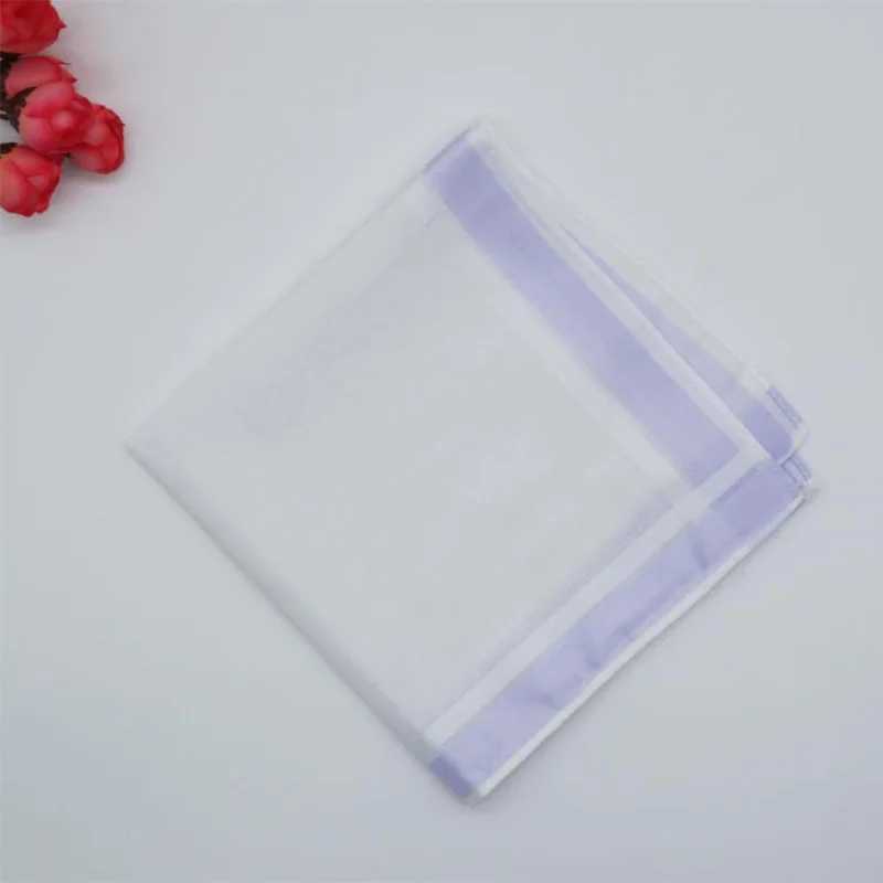 5pcs/Lot 29CM Luxury Cotton Stripe Lace Printed Women Square Handkerchief Ladies Hanky Children Baby Towel Party Christmas GiftX240921