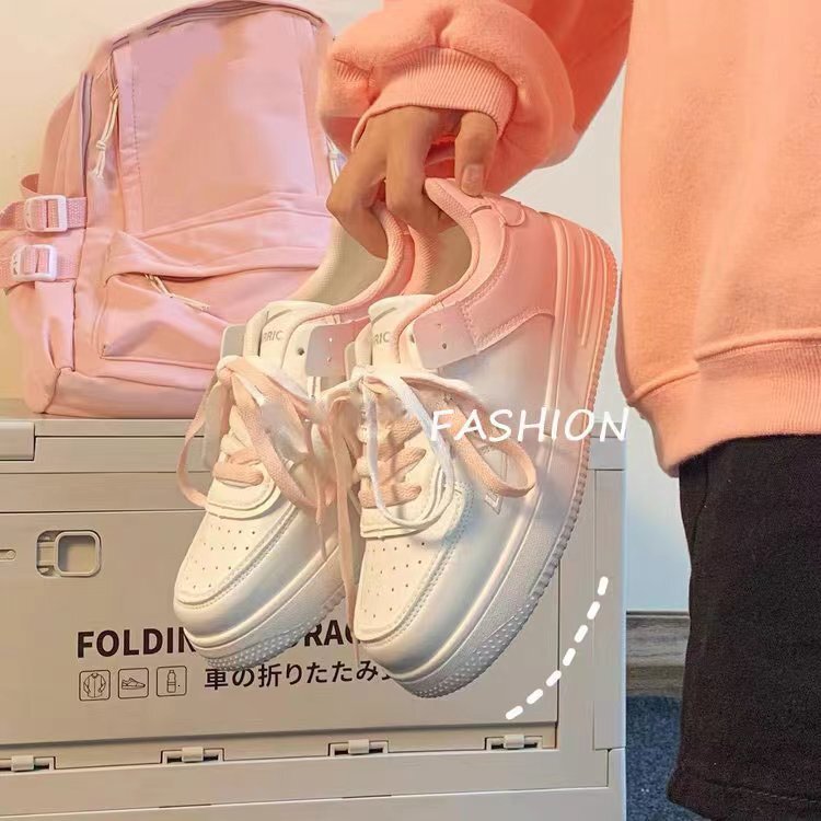 Ddmybear Rubber PU Color Blocked Fashionable Lightweight Flat Sports Women's New Casual Board Shoes For Women Chinese Brand Shoes F921-18.5
