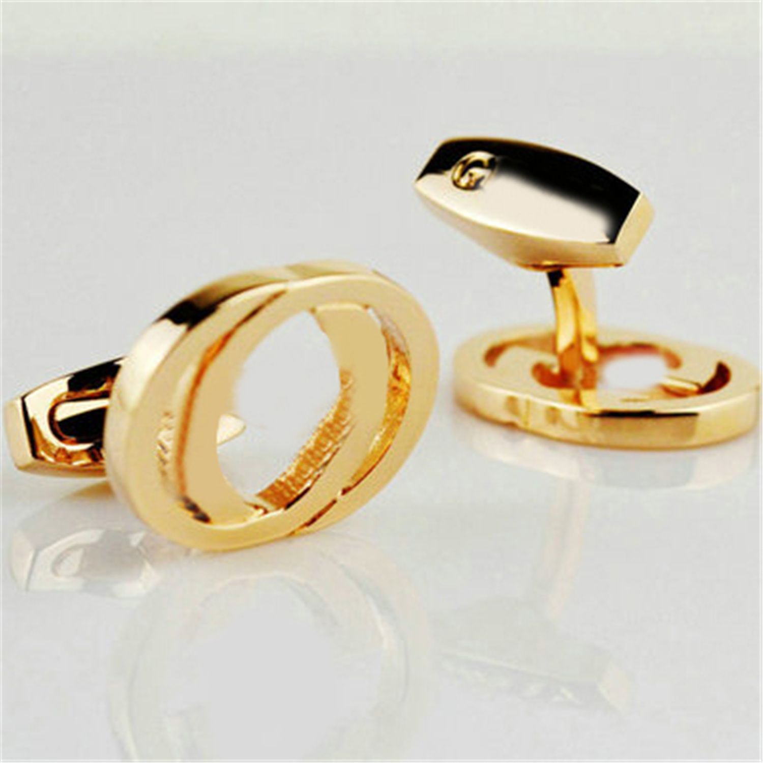 Classic Letter Cuff Links Formal Shirt Accessories for Weddings and Special Occasions L251024