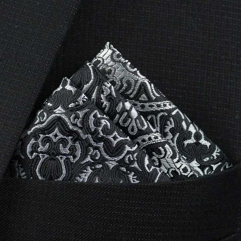 New Pocket Square Accessories Paisley Solid Color Retro Business Set Hand Chest Towel 25 * 25cm W240921