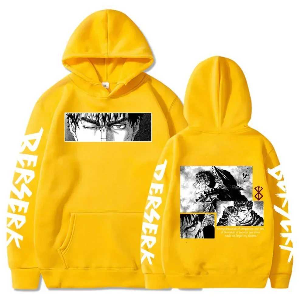 Japanese anime Fury Intestine Printing Mens Hoodie Sweater Pullover Harajuku Anime Eye Fun Sports Shirt W240921