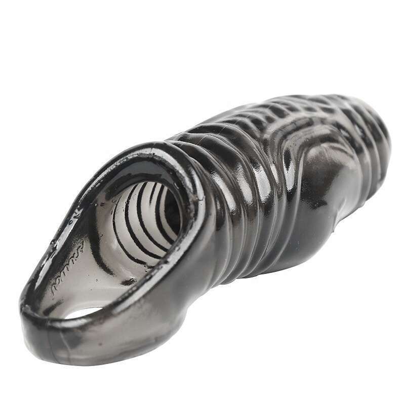 delay condoms for men cock sleeve reusable silicone penis enlarger dildo enhancer sex toys crystal ribbed dotted condoms