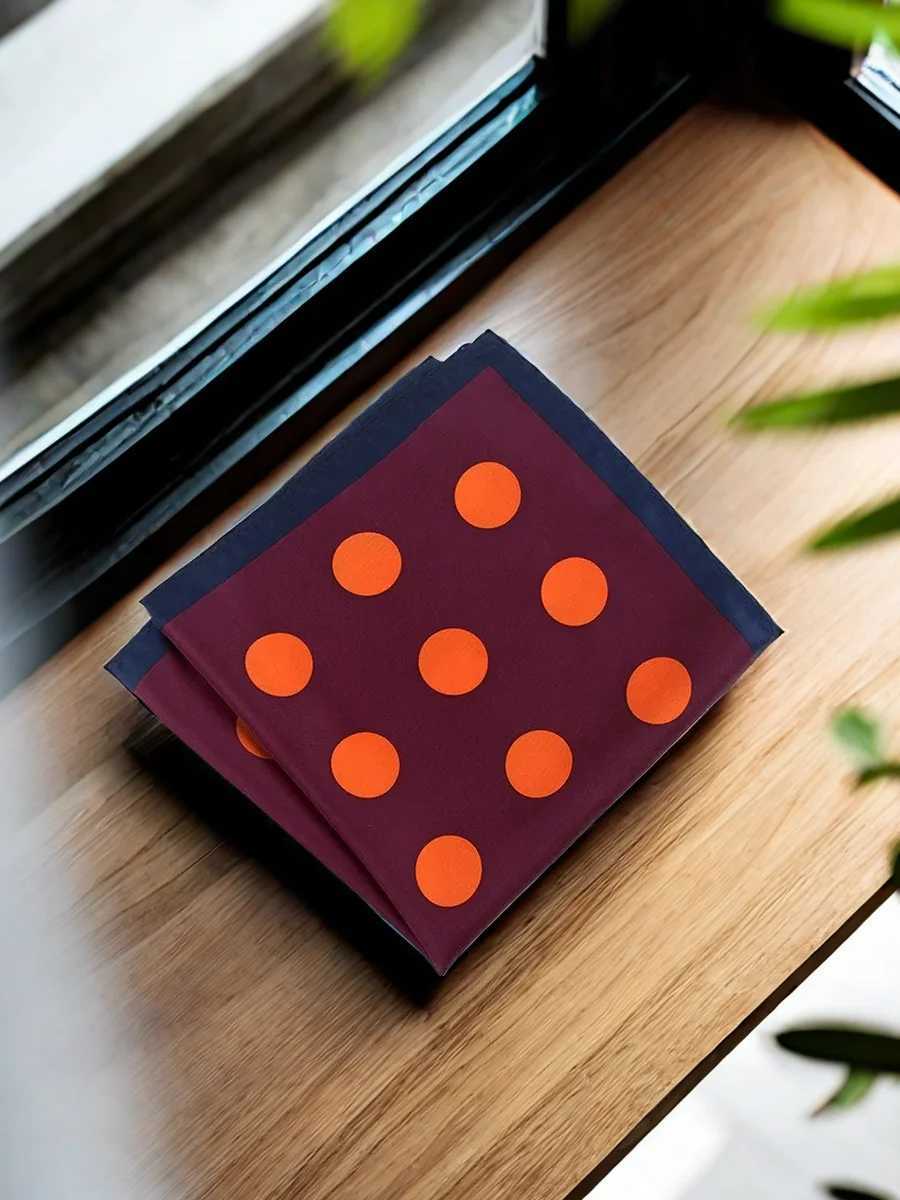 Brand New Popular 32 x 32 CM Large Handkerchief Man Paisley Flower Dot Pocket Square Men Paisley Casual Hankies For mens SuitX240921