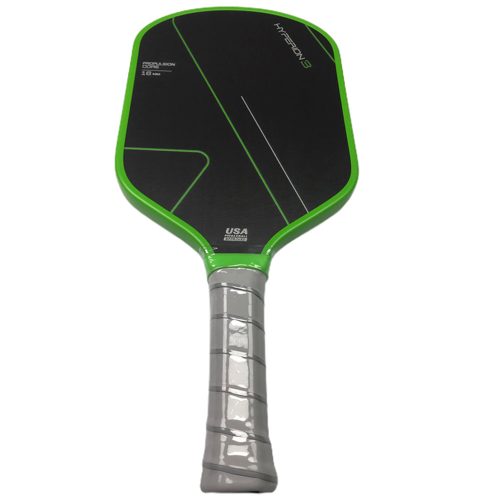 Hyperion 3 Pickleball Paddle Gen 3 Thermoformed T700 Raw Carbon Fiber Unibody 16mm Polymer Core Pickleball Racket