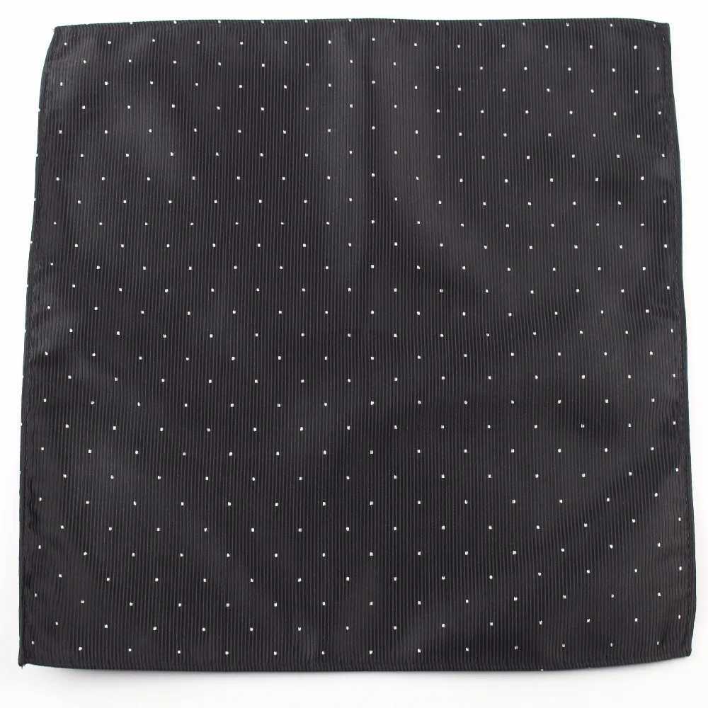 Vintage Fashion Party Mens Handkerchief Star Silver Point Groomsmen Men Pocket Square Hanky 22*22cmX240921