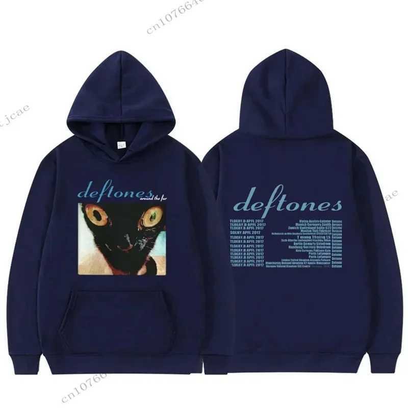 Deftones Hoodie Womens Fashion Hoodie Womens Sweater Mens Hoodie Hop Sweatshirt Mens Coat Shakur Mens Clothing Rap Singer W240921