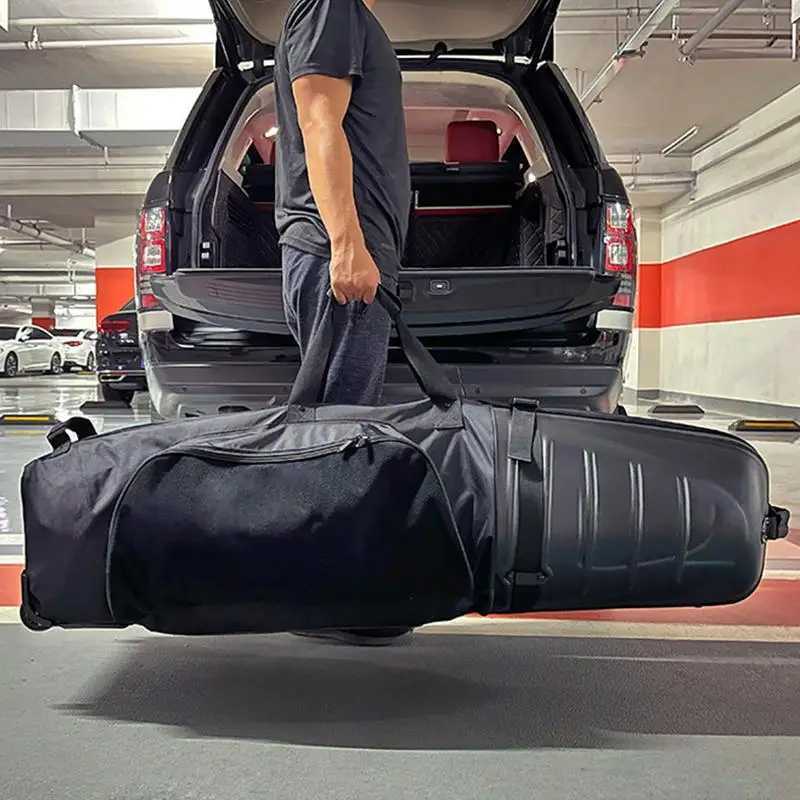 Hard shell golf aviation bag cover with wheels standard golf bag protective cover golf club storage bag W240921