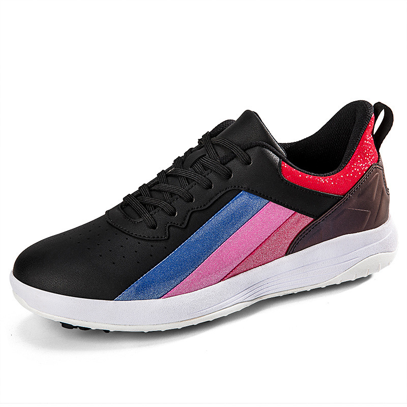 ddmytiger A1071 Straight Golf Sneakers Casual Women's Fixed Nail Through Balloon Children's and Men's Shoes C ddmythur