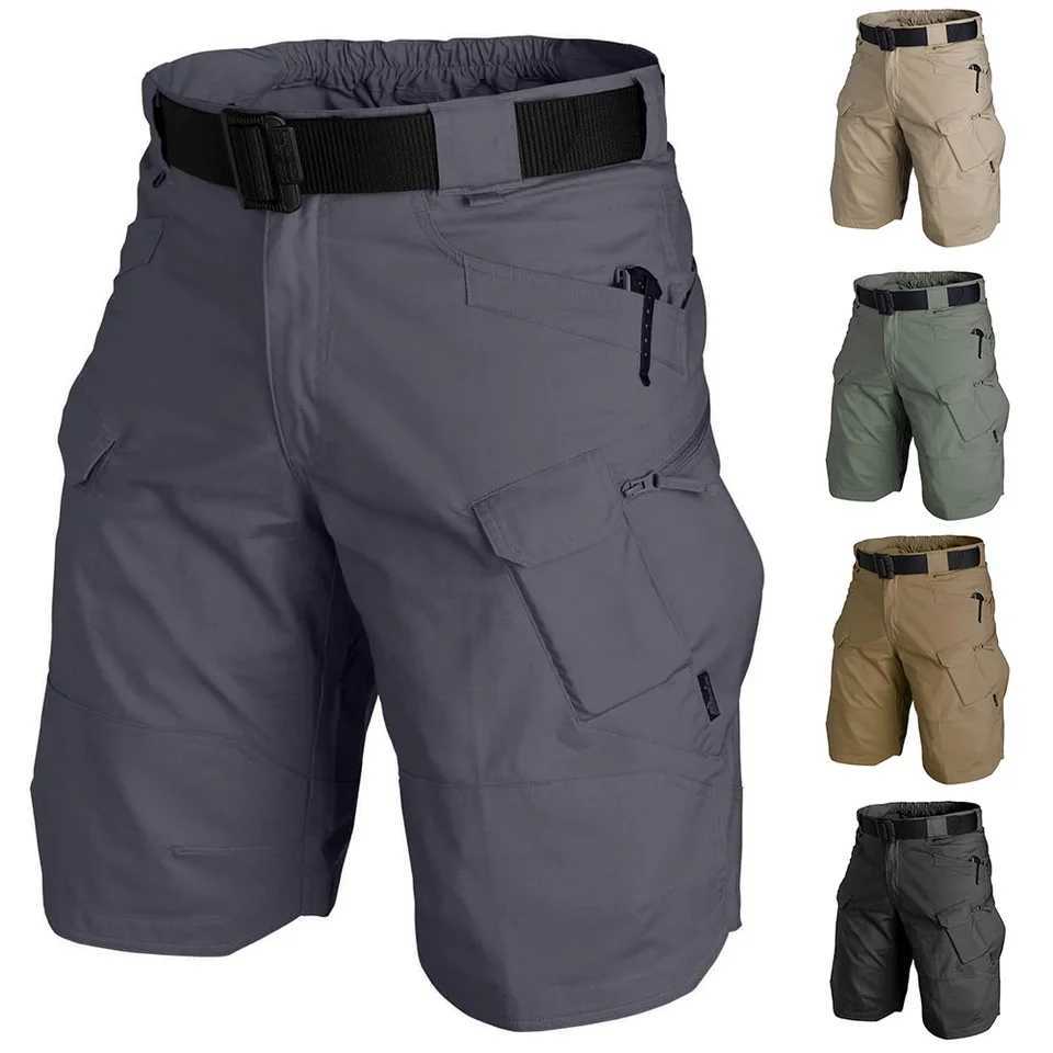 Men Urban Shorts Outdoor Cargo Shorts Quick Dry Multi Pocket HikingX240921