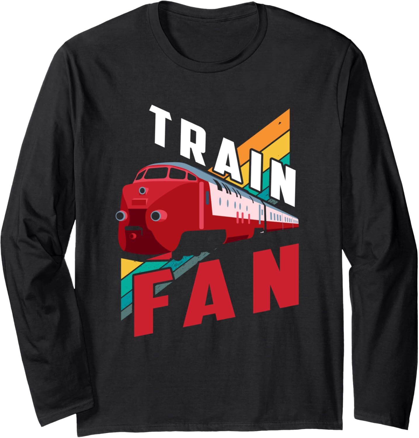 Long Sleeve Shirts for Men sweatshirt Vintage Train Fan Lovers Railway Hobby Trainspotter Gift Long Sleeve Tee Streetwear Casual tops clothes