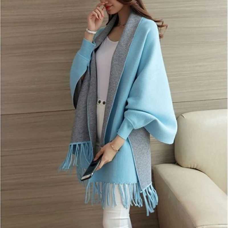 2024 Autumn Winter Womens Luxury Cape Town Coat Loose Thick Warm Coat Elegant Fur Panel Womens Coat W240921