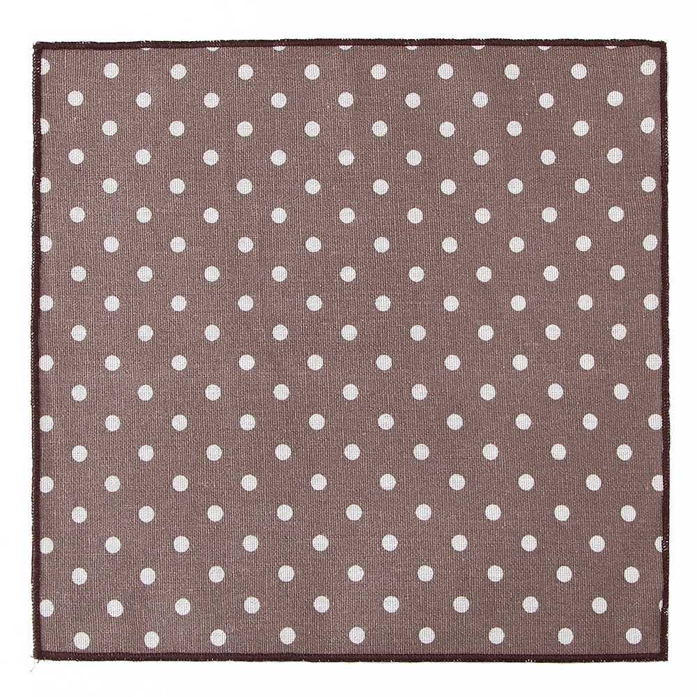 Tailor Smith Linen Hankerchief Vintage Polka Dot Mens Pocket Squares Burgundy Blue Pink Square Men Suit Hanky Man Pocket HankiesX240921