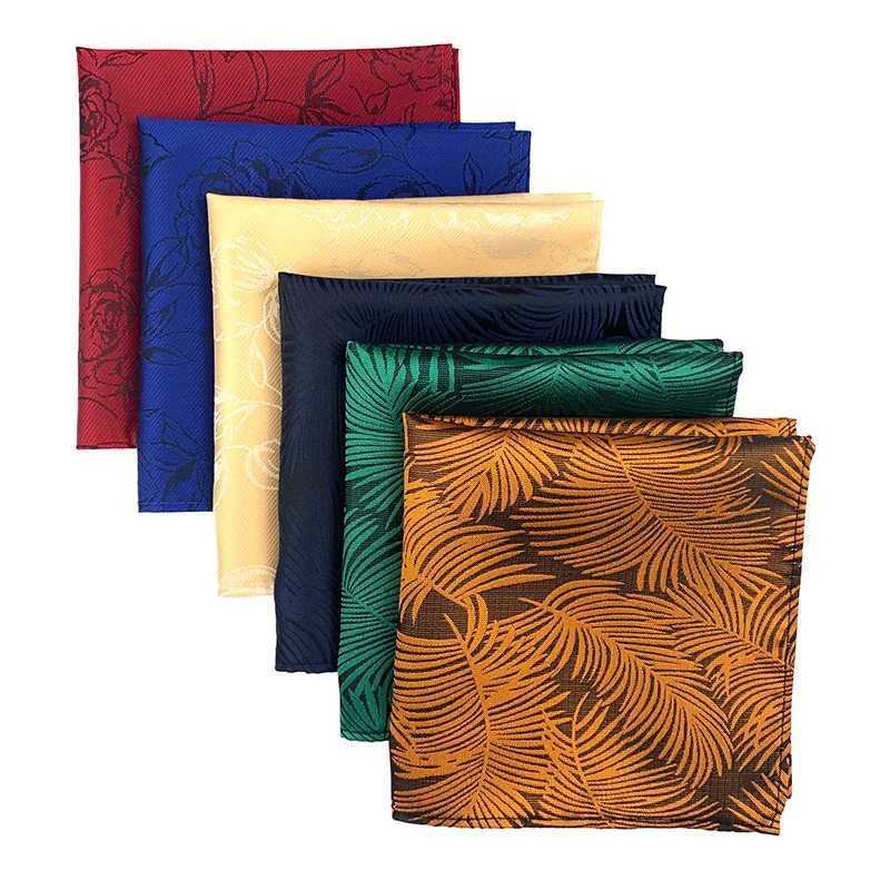 38 Colors Men Hanky Pocket Squared Handkerchief Silk Hankerchief Flower Paisley Floral Wedding Party Gift for Man AccessoryX240921