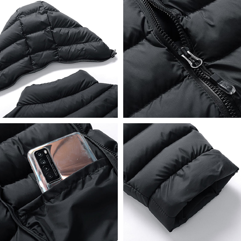 Winter Thick Warm Coat Autumn Mens Hooded Casual Brand Men Windproof Waterproof Outwear Parkas Jacket Male Top