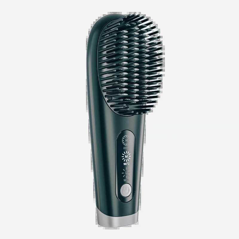 Portable straightener kit with hot comb and constant temperature scratch protection straightener comb W240807