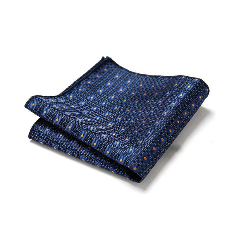 Luxury Nice Handmade Fashion Brand Silk Hanky Pocket Square Printed hombre Formal Clothing Light Blue Fit WorkplaceX240921