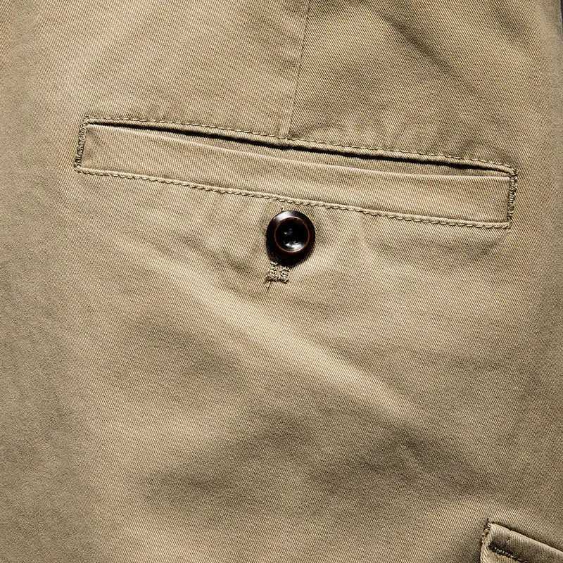 Mens Cargo Shorts Wide With Zipper Khaki Male Short Pants Loose Baggy Casual Y2k Vintage 2024 Fashion Clothing WholesaleX240921