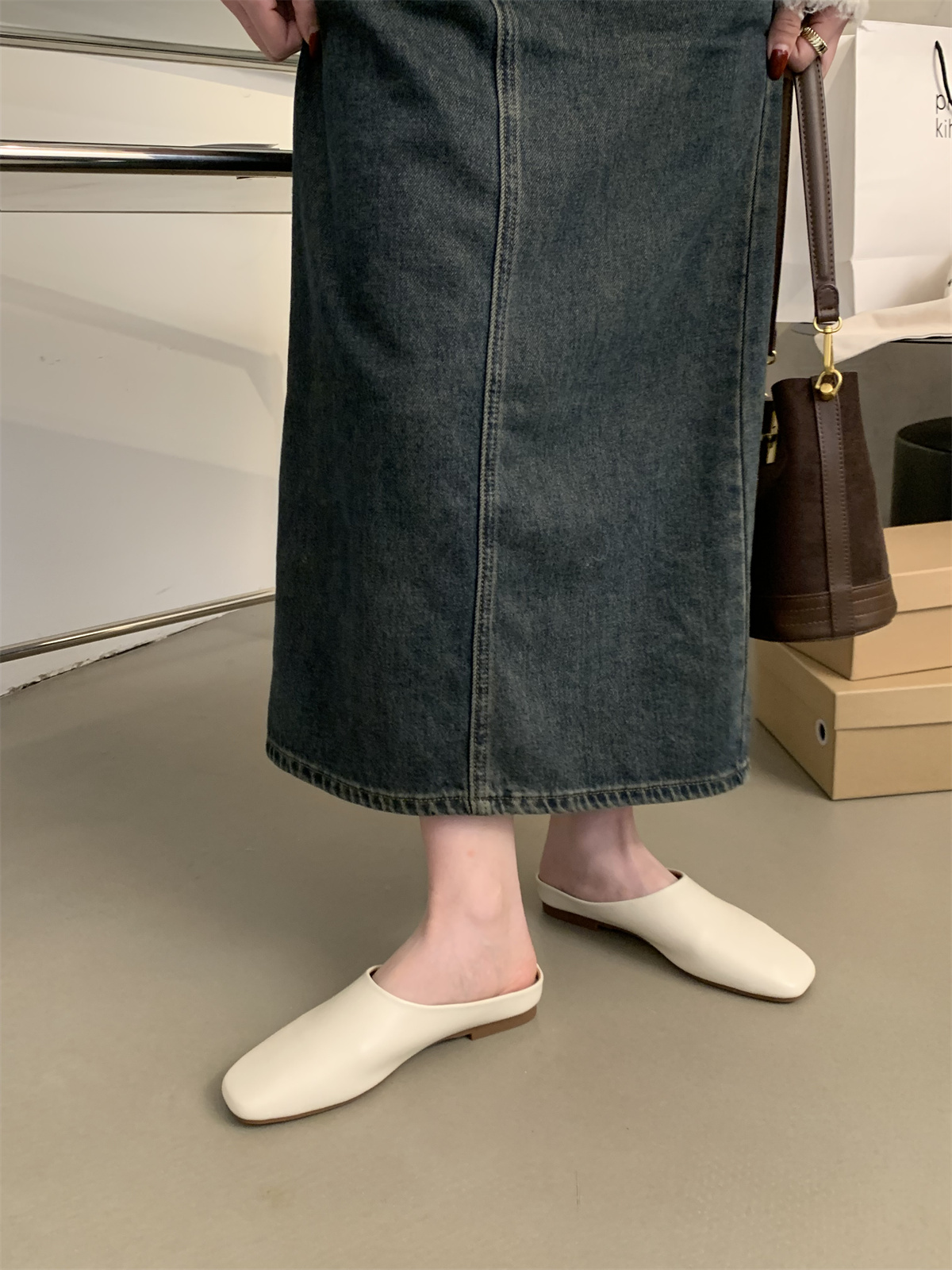 Women's Casual Shoes: Trendy Slip-On Flats Soft Sole Comfort | Apricot, Beige, Brown 9af4