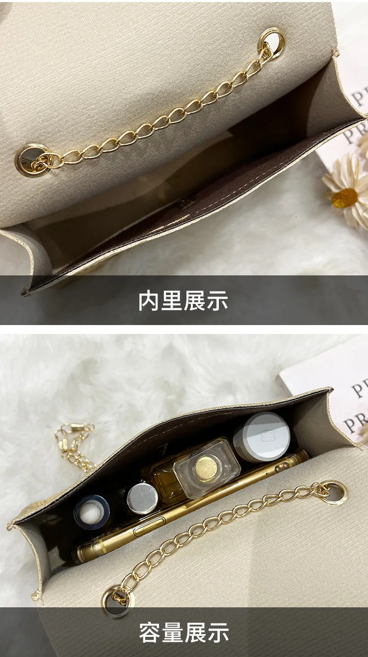 New Ladies Crossbody Scarf Niche Design Lock Buckle Dot Panel Printed Shoulder Women's Bag envelope bag women handbag
