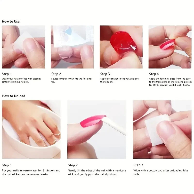 24pcs short square sweet and cool black cat eye white and explosive fake nails removable fake nail rubbing strip and jelly 240914